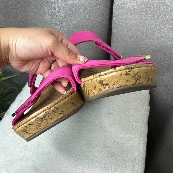 Vionic Women’s Atlantic Slide Adjustable Platform Wedges Sandal Pink Sz US 11 - Picture 5 of 12